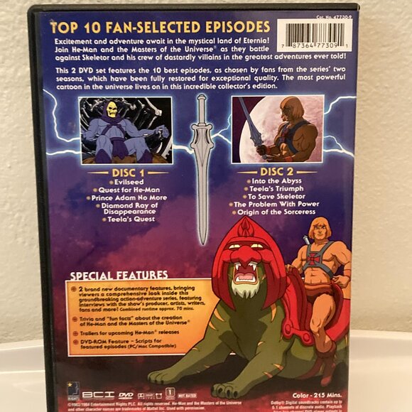 Heman and the Masters of the Universe - 10 best episodes DVD - Picture 2 of 3